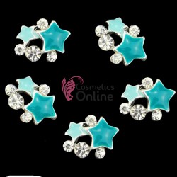 Decoratiuni 3D Metalice 184 Stelute cu stras 